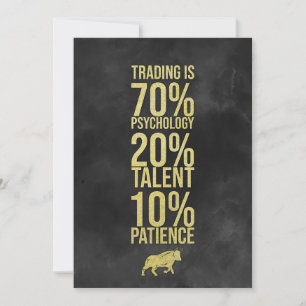 Investor Trading Talent Patience Bedankkaart