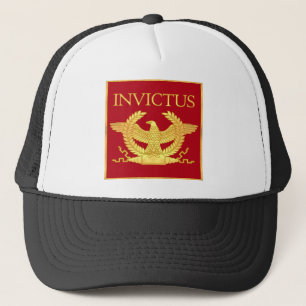 Invictus Eagle op rood Trucker Pet