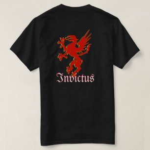 Invictus T-shirt, Red Dragon T-shirt