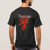 Invictus T-shirt, Red Dragon T-shirt (Achterkant)