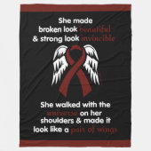 INVINCIBLE...APS FLEECE DEKEN (Voorkant)