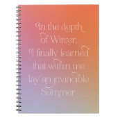 Invincible Carnet de devis d'été inspiré (Devant)