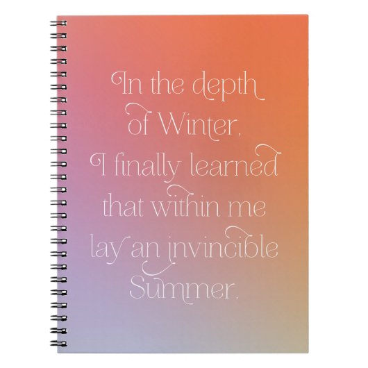 Invincible Carnet de devis d'été inspiré (Devant)