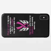 Invincible/her.. borstkanker Case-Mate iPhone case (Achterkant (horizontaal))