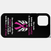 Invincible/her.. borstkanker Case-Mate iPhone case (Achterkant (horizontaal))
