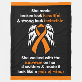 INVINCIBLE...RSD/CRPS FLEECE DEKEN