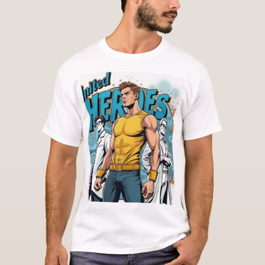 Invincible" Superhero Fan T-Shirt – Inspired by th (Devant)