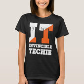 Invincible Techie Computer Programmer Tech Savy T-shirt (Voorkant)