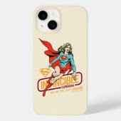 Invincie Supergirl Retro Grafisch Case-Mate iPhone Case (Achterkant)