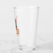 Invincie Supergirl Retro Grafisch Glas (Links)