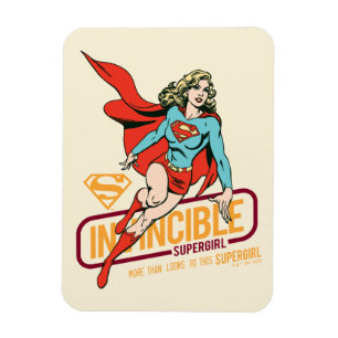 Invincie Supergirl Retro Grafisch Magneet