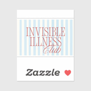 'Invisible Illness Club' Mooie Spoonie Sticker