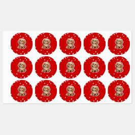 Invisible Leash Dog Memorial Art - Hij is er nog s Labels