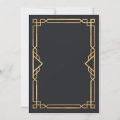 Invitación Art Deco Wedding Invitation 2 (Dos)