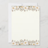 Invitacion Bautizo Flores Blancas Kaart (Achterkant)