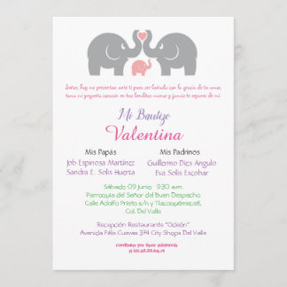 invitacion bautizo kaart