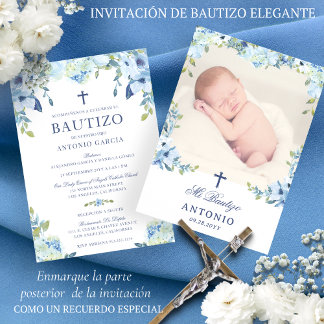 Invitación Bautizo para Niños Spaanse doop Kaart