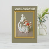 invitacion boda espanol kaart (Staand voorkant)