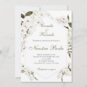 Invitación Boho Spanish Wedding Invitation (Devant)