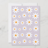 Invitación Daisies lilac Birthday Party Invitation (Dos)