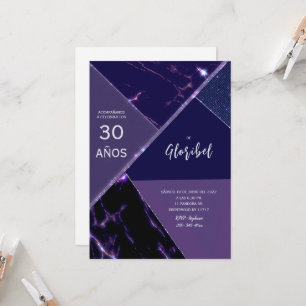 Invitación de 30 Años Mujer Kaart