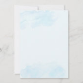 Invitación de baby shower para niño kaart (Achterkant)