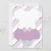 Invitación de Baby shower para una Princes Kaart (Achterkant)