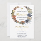 Invitación de Bautizo Y Primer Añito Invitation (Devant)