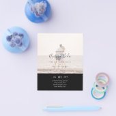 Invitación de Boda con Superposición de Fotos Flyer (Enkel)