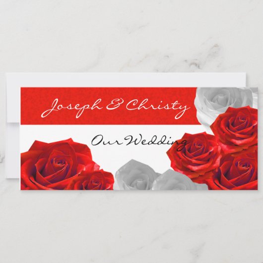 Invitación de Boda Kaart (Voorkant)