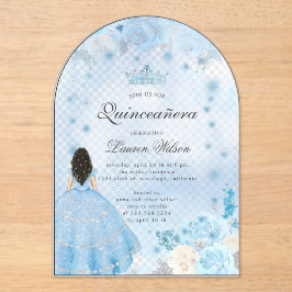 INVITACION DE BODA / QUINCEAÑOS ACRILICO OVALADO ACRYL UITNODIGINGEN