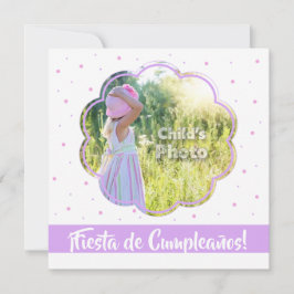 Invitación de Cumpleaños 5.25" x 5.25" Kaart
