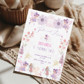 Invitación de cumpleaños de hadas Invitation Kaart