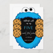 Invitación de cumpleaños kaart (Voorkant / Achterkant)