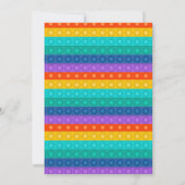 Invitación de cumpleaños Pop It Kaart (Achterkant)