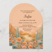 Invitación de Cumpleaños Temática Cielito Lindo Kaart (Voorkant / Achterkant)
