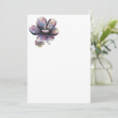 Invitacion de Flor hermosa Kaart (Staand voorkant)