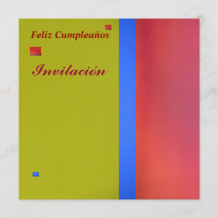Invitación - Feliz Cumpleaños Card Kaart