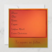 Invitación - Fiesta de Divorcio Kaart (Achterkant)