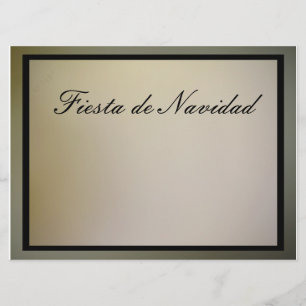 Invitación - Fiesta de Navidad Kaart