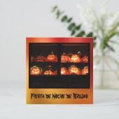 Invitación - Fiesta de Noche de Brujas Kaart (Staand voorkant)