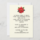 Invitación Fiesta de Posada Navideña Spaans Kaart (Achterkant)