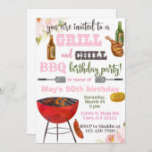 Invitación Grill & Chill BBQ invitation anniversai (Devant / Derrière)