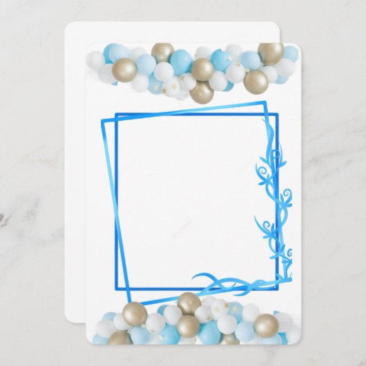 invitacion kaart (Voorkant / Achterkant)