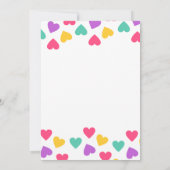 Invitación lluvia de amor kaart (Achterkant)