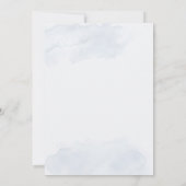 Invitación minimalista para bautismo kaart (Achterkant)