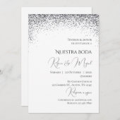 Invitación Minimalistic Spanish Wedding Invitation (Devant / Derrière)