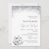 Invitación Minimalistic Spanish Wedding Invitation (Devant)