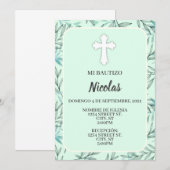 INVITACION NEUTRAL PARA EVENTO RELIGIOSO KAART (Voorkant / Achterkant)