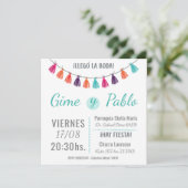 Invitacion para boda divertida y con color kaart (Staand voorkant)